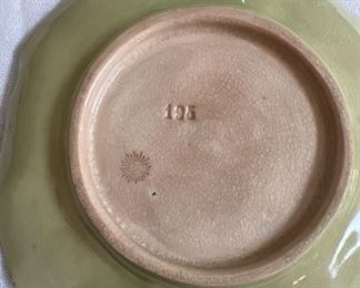 4 pottery small plates