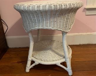 Vintage wicker table