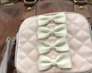 light pink purse