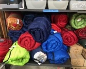 sleeping bags