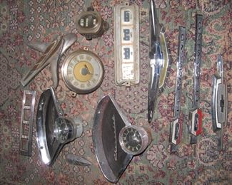 Wow! Vintage car parts, trim, more!