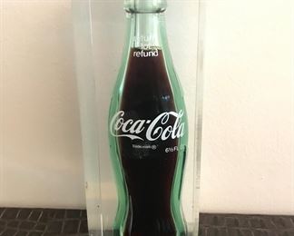 Coca Cola in Acrylic Block