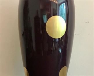 Large Ceramic Art Deco Vase