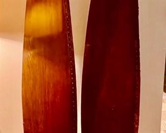 Pair of Vintage Wood Propeller Blades 72"H
