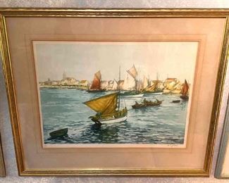 Alphonse Lafitte Etching