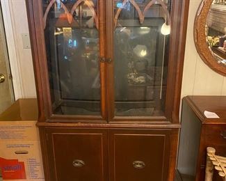 Federal Style China Cabinet