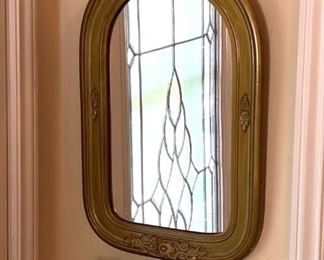 Framed Mirror, Artwork Small Display Shelf