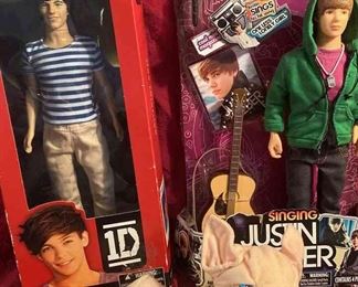 Justin Bieber, Louis Tomlinson Dolls Mr Bigglesworth