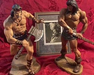 Limited Ed. Conan King Kull Statuesby Hard Hero Enterprises