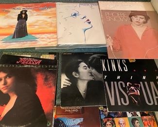 LPs The Who, Ringo, John Lennon, Kinks, J. Ian, Phoebe Snow
