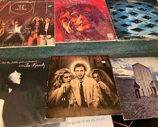 LPsRod Stewart, The Who, JethroTull, Supertramp  More