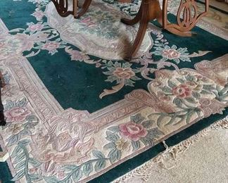 Royal Palace Savonnerie Wool Accent Rug