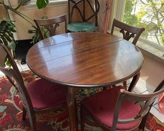 Tell City Chairs Unsigned Table