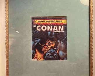 The Savage Sword Of Conan 89 June 1983, Marvel Magazine Framed