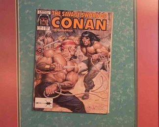 The Savage Sword Of Conan 153 Oct Framed Comic
