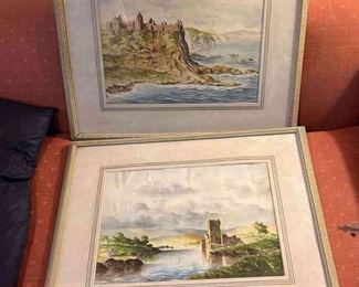 Unsigned Watercolors