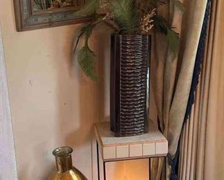 Vases, Mirror, Plant Stands Other