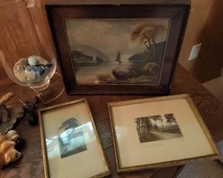 Oil painting, Sawyers, Nutting