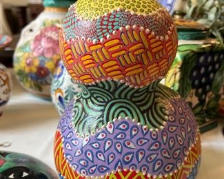 Hand  painted gourd