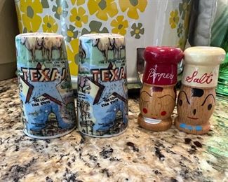 Fun salt and pepper shakers