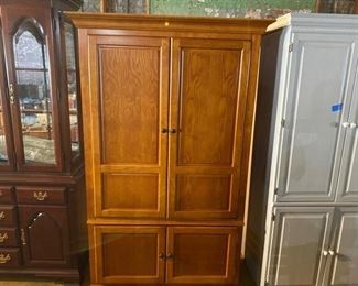  WOODEN CABINET 46 1/2” X 75”