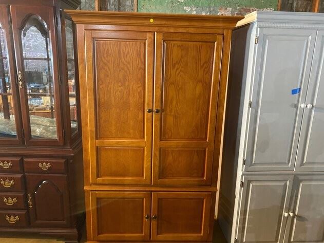  WOODEN CABINET 46 1/2” X 75”