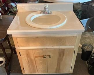 SINK AND CABINET