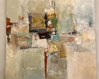 Massive abstract mixed media painting by Birmingham artist John Hyche
5ft x 6ft
