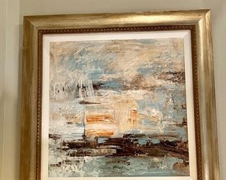 Pair of abstract paintings
27.5” x 27.5”
