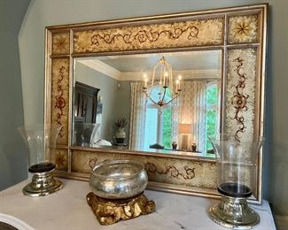  Eglomise mirror by Theodore Alexander
53” x 40”