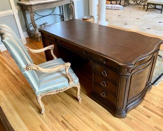 Thomasville executive desk
(Purchased in 2009 for $2400)
73” w, 35” d, 31” h
