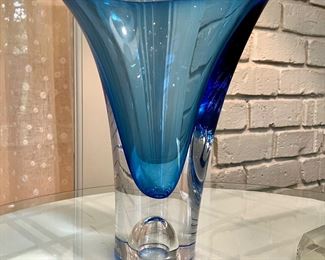 Kosta Boda art glass vase
