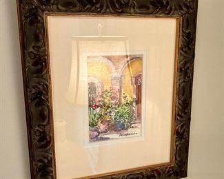 Karen Francis signed watercolor
