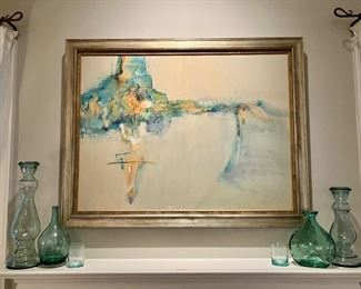 Abstract painting by Carolyn Brent
54.5” x 42.5”
