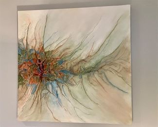 Abstract painting by Mary Jean Henke
36” x 36”
