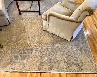 Contemporary area rug from Eighteenth Street Orientals
Purchased new in 2012 for $9,000
12’ x 15’