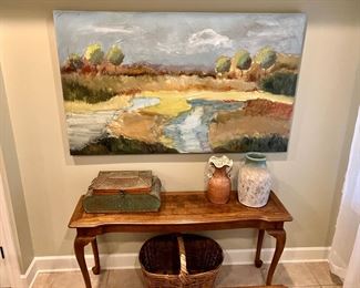 Landscape painting by Mary White Sowell
60” x 36”

