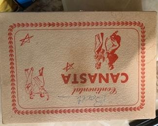 Vintage canasta game