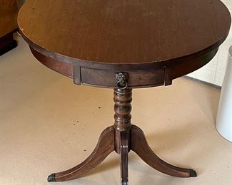 Round Mahogany Table