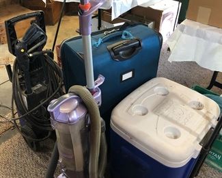 Coolers, Luggage, Power Washer.  Vacuum Not For Sale