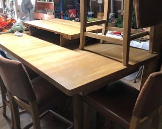 Bar Height Table and 6 Chairs