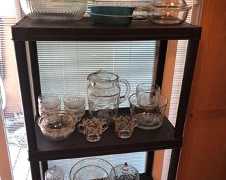 Glassware, Pitcher, casserole Dishes