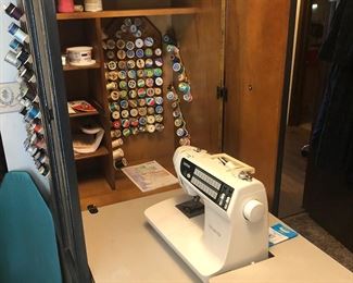 Brother CS-8072 Sewing Machine with Primitive Cabinet