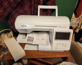 Baby Lock Flourish ll, Embroidery / Sewing machine with Extras