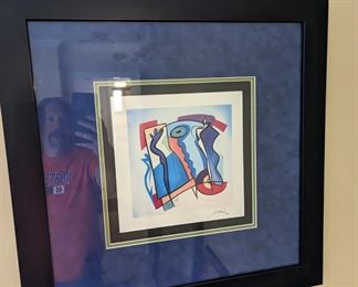 Abstract by Alfred Gockel w/ COA