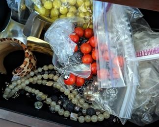 Lots of costume jewelry