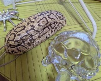 A snakeskin phone, So you can call Satan! 