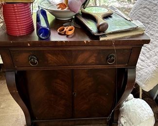 19th century dresser Spanish rosewood bombe commode chairish table 