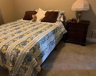 bed and nightstand