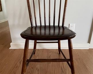 Set of 6 1945-1955 Stenciled Hitchcock Chairs. Photo 1 of 5.